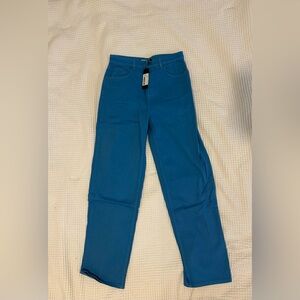 Motel Rocks Blue Straight-Leg Jeans